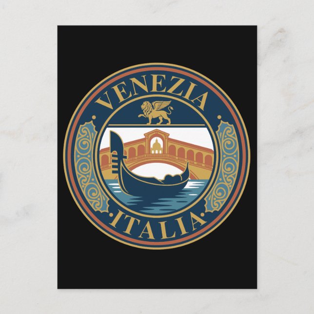 Cartão Postal Venice Italy (Frente)