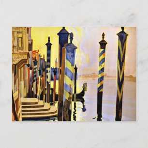 Cartão Postal Venise et le Lido Veneice Itália