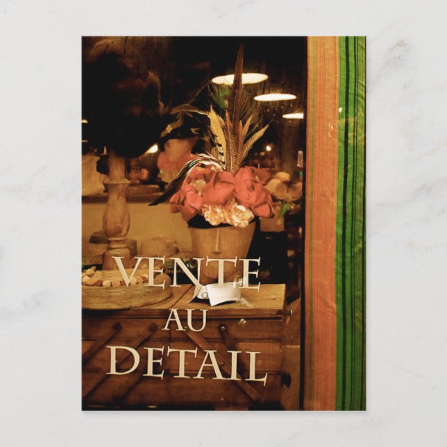 Cartão Postal Vente au Detalhe (Frente)