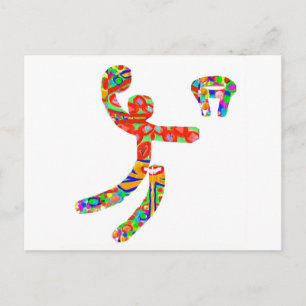 Cartão Postal Ventiladores da Bola de Soquete da Bolsa