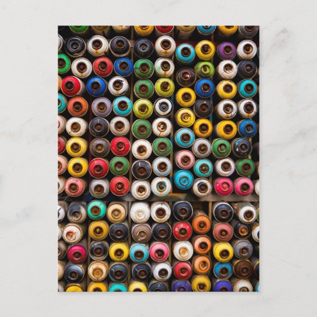 Cartão Postal Ventiladores de pintura por pulverização (Frente)