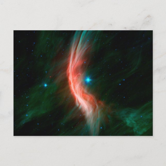 Cartão Postal Ventos Estelares Saem De Zeta Ophiuchi. (Frente)