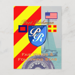 Cartão Postal Ventos Justos e Mares Seguintes