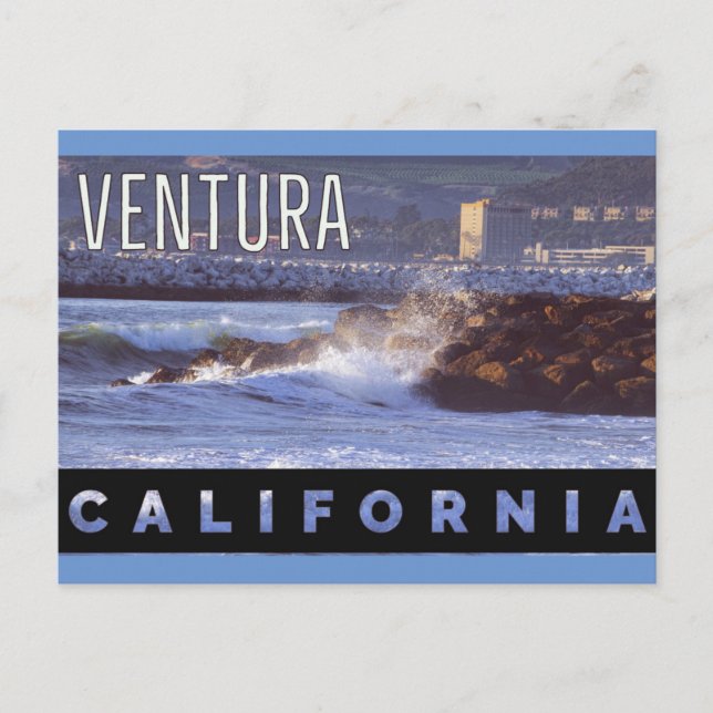 Cartão Postal Ventura California viagem (Frente)