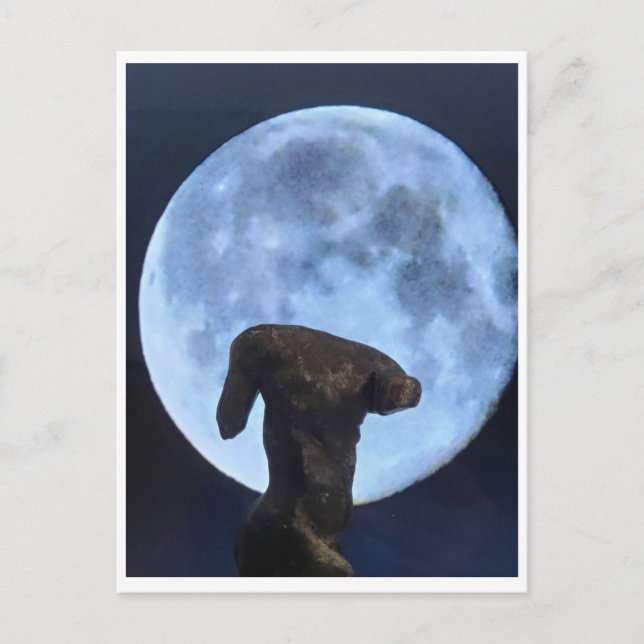 Cartão Postal Venus and the Moon (Frente)