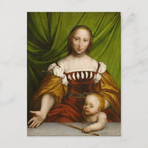 Cartão Postal Vênus com Cupido, 1526-28 (óleo sobre madeira de