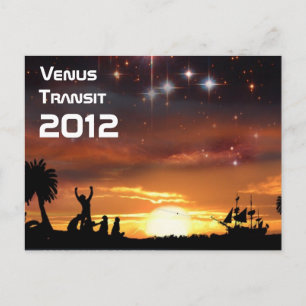 Cartão postal Venus Transit 2012