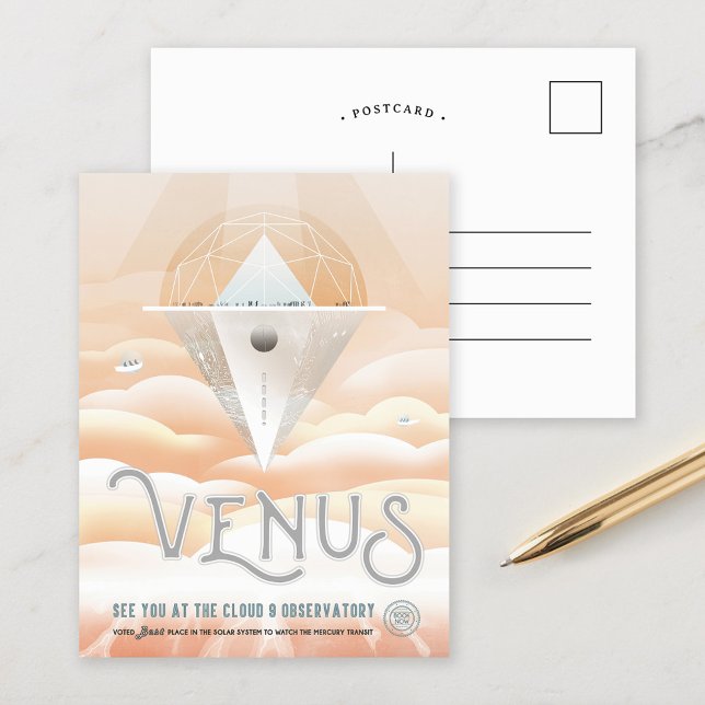 Cartão Postal Venus | Visão do futuro da NASA (Criador carregado)
