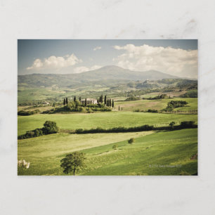 Cartão Postal Ver a paisagem da Tuscana para a fazenda e 2