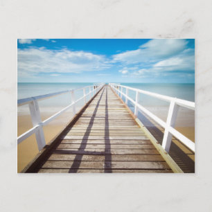 Cartão Postal Ver a partir de Pier sobre Mar