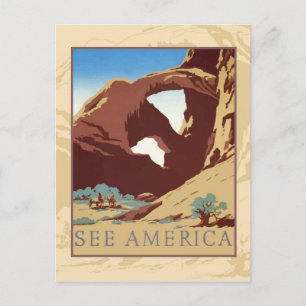 Cartão Postal Ver América