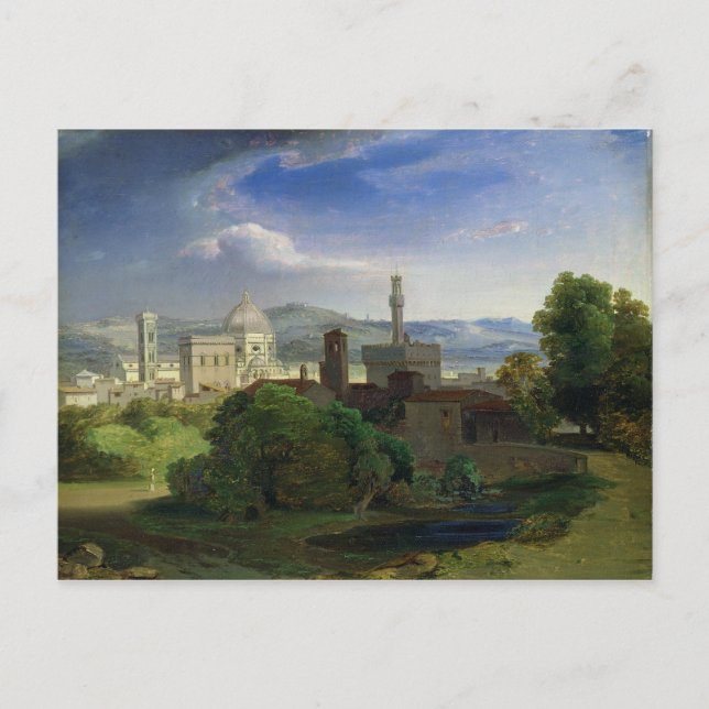 Cartão Postal Ver Florença, c.1829 (Frente)