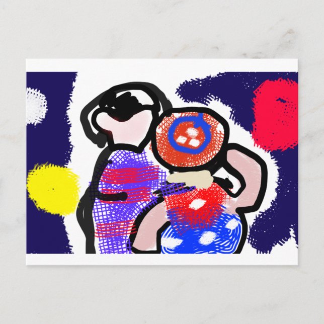 Cartão Postal Ver fogo de artifício (Frente)