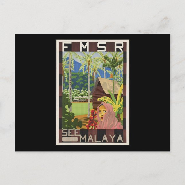 Cartão Postal Ver Malásia (Frente)