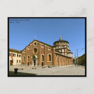 Cartão Postal Ver Papais noeis da igreja Maria delle Grazie - Mi