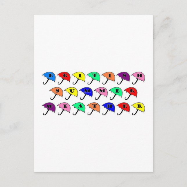 Cartão Postal Verão Britânico (Frente)