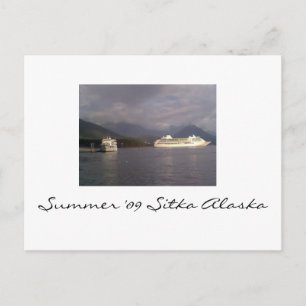 Cartão Postal Verão de 2009 Sitka Alaska