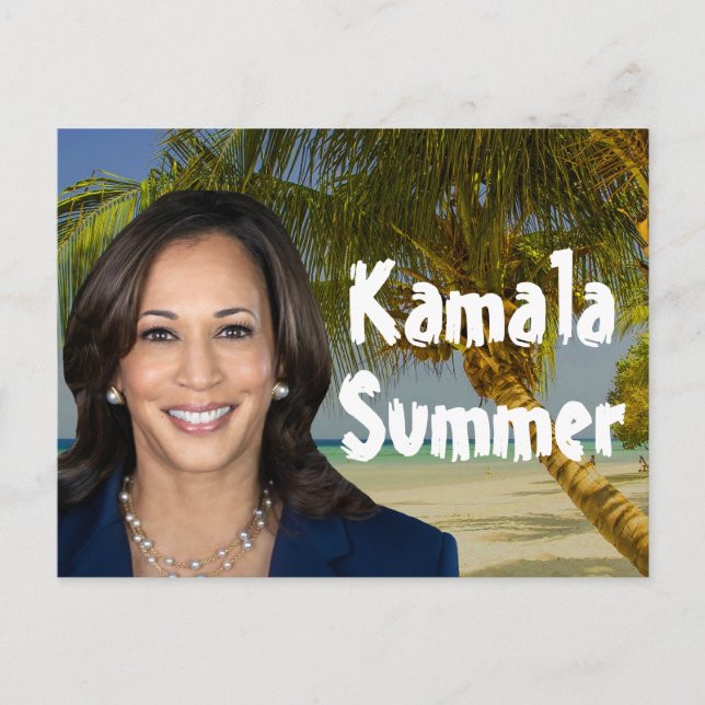 Cartão Postal Verão de Kamala 2024 (Frente)