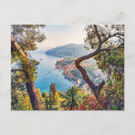 Cartão Postal Verão em Villefranche Sur Mer