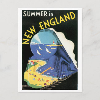 Cartão Postal Verão na Nova Inglaterra