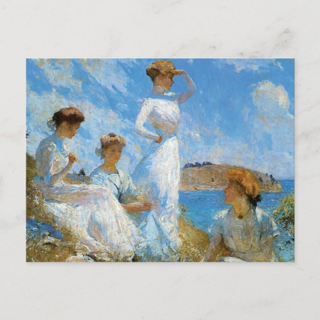 Cartão Postal Verão na praia (Frente)