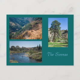 Cartão Postal Verão nas serras