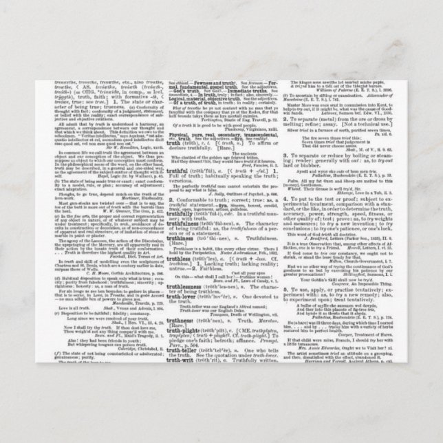 Cartão Postal Verdade (Frente)