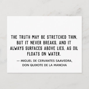 Cartão Postal Verdade Nunca Quebra Cotação