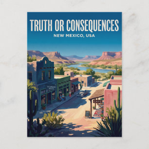 Cartão Postal Verdade ou Consequências EUA