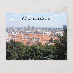 Cartão Postal verde Bratislava