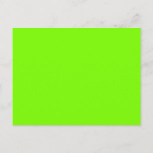 Cartão Postal verde-cola