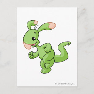 Cartão Postal Verde de Blumaroo