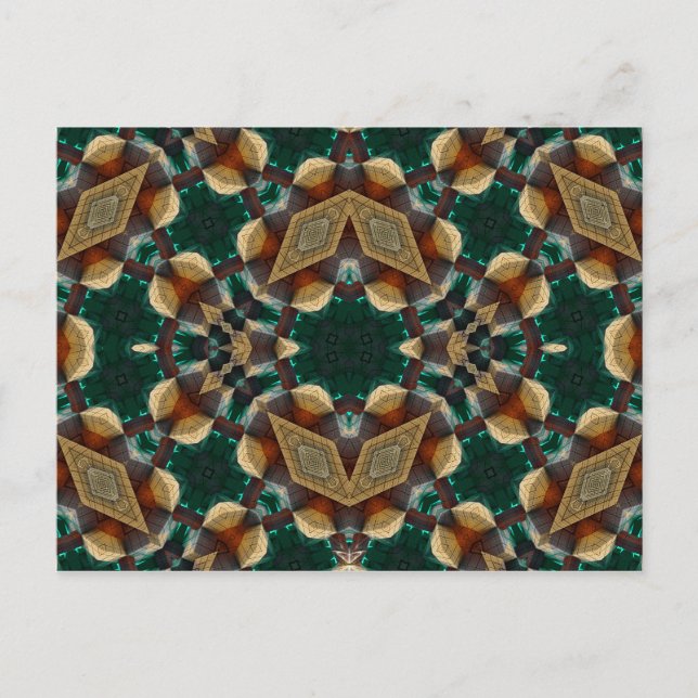 Cartão Postal Verde Dimensionável (Frente)