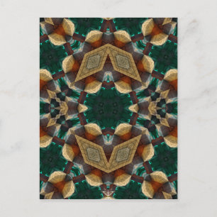 Cartão Postal Verde Dimensionável