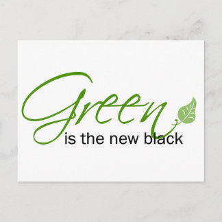 Cartão Postal Verde é o novo negro