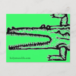 Cartão Postal verde grande