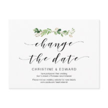 Verde Moderno, Mudança de data, Adiado