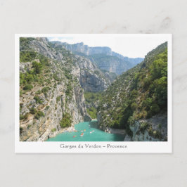 Cartão Postal Verdon Gorge