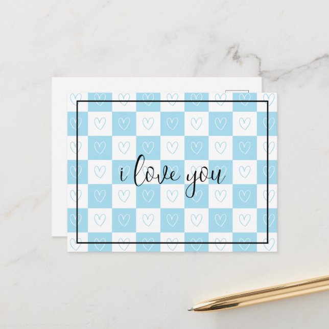 Cartão Postal Verificadores e Corações (Frente/Verso In Situ)