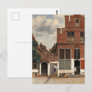 Cartão Postal Vermeer - The Little Street Fine Art