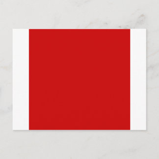 Cartão Postal Vermelho BU