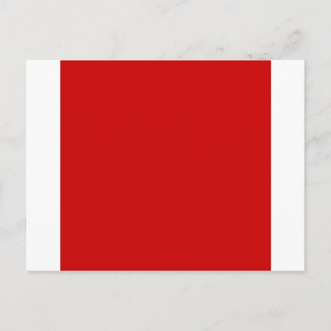 Cartão Postal Vermelho BU (Frente)