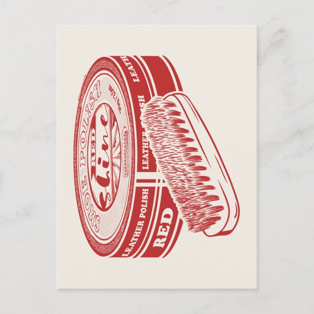 Cartão Postal Vermelho calçado (Frente)