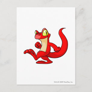 Cartão Postal Vermelho de Techo