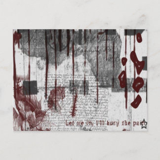 Cartão Postal Vermelho e Branco por todo o lado