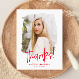 Cartão Postal Vermelho | Graduação de Fotografias de Script Prep