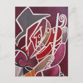 Cartão Postal ''Vermelho Monocromático'