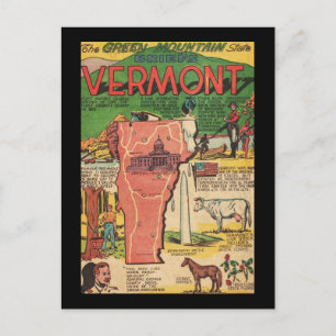 Cartão Postal Vermont, Estado das Montanhas Verdes