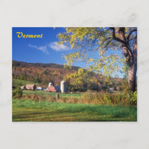 Cartão Postal Vermont Fazenda
