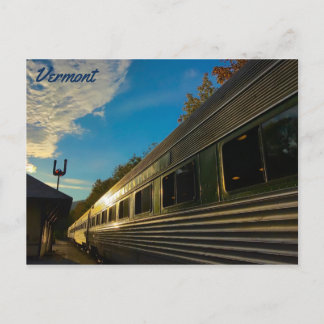 Cartão Postal Vermont Green Mountain Flyer at Sunset